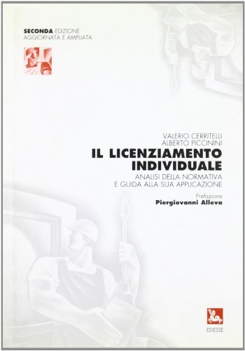 Il licenziamento individuale di Valerio Cerritelli, Alberto Piccinini edito da Futura