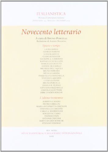 Novecento letterario edito da Ist. Editoriali e Poligrafici