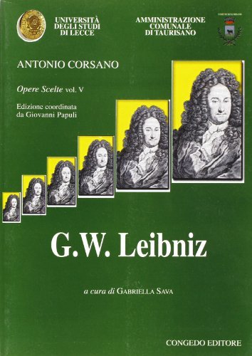 G. W. Leibniz edito da Congedo