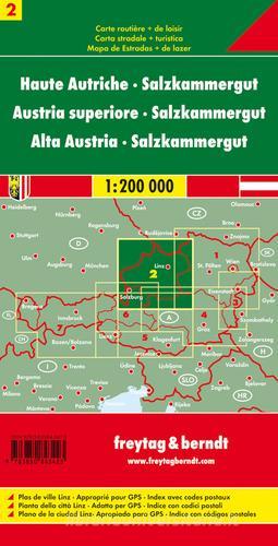 Oberösterreich Salzkammergut 1:200.000 edito da Freytag & Berndt