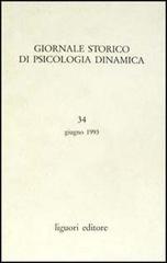 Giornale storico di psicologia dinamica vol.34 edito da Liguori