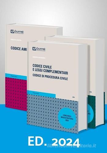 Kit codici magistratura. Codice civile, codice penale, codice amministrativo, addenda di aggiornamento edito da Giuffrè