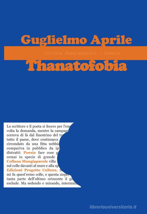 Thanatofobia di Guglielmo Aprile edito da Progetto Cultura