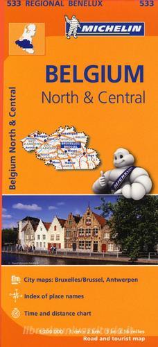 Belgium North & Central 1:200.000 edito da Michelin Italiana