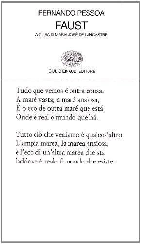 Faust di Fernando Pessoa edito da Einaudi