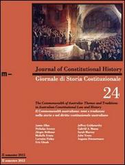 Giornale di storia costituzionale. Ediz. italiana e inglese vol.24 edito da eum