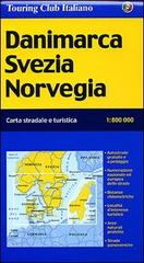 Danimarca, Svezia, Norvegia 1:800.000 edito da Touring