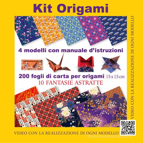 Kit origami. 10 fantasie astratte. Ediz. a colori. Con gadget di Francesco Decio, Vanda Battaglia edito da Nuinui