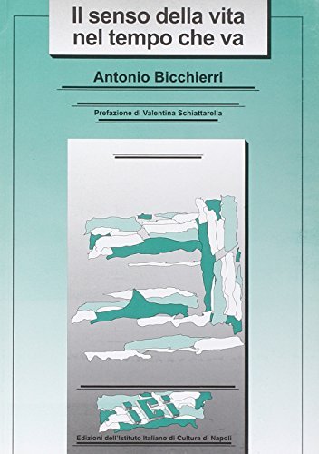 Il senso della vita nel tempo che va di Antonio Bicchierri edito da Ist. Italiano Cultura Napoli