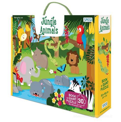 Jungle animals. Ediz. a colori. Con puzzle di Valentina Manuzzato edito da Sassi