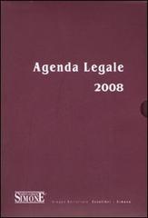 Agenda legale 2008. Con CD-ROM edito da Edizioni Giuridiche Simone