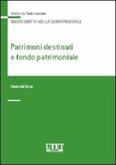 Patrimoni destinati e fondo patrimoniale di Paolo Dell'Anna edito da Utet Giuridica