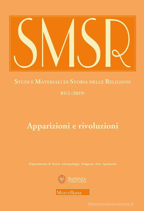 SMSR. Studi e materiali di storia delle religioni (2019) vol.85.2 edito da Morcelliana
