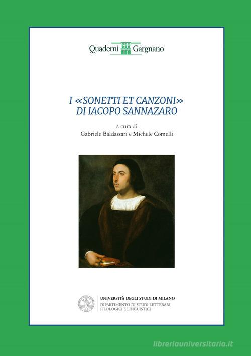 I «Sonetti et canzoni» di Iacopo Sannazaro edito da Ledizioni