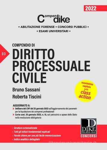 Compendio di diritto processuale civile di Bruno Sassani, Roberta Tiscini edito da Dike Giuridica