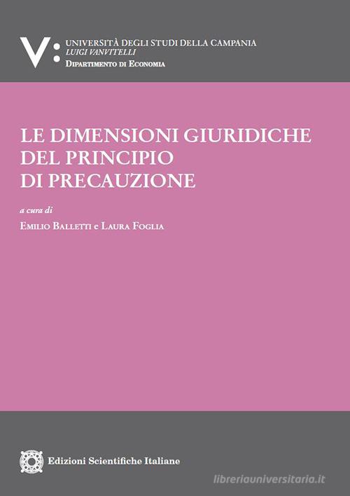 Le dimensioni giuridiche del principio di precauzione edito da Edizioni Scientifiche Italiane