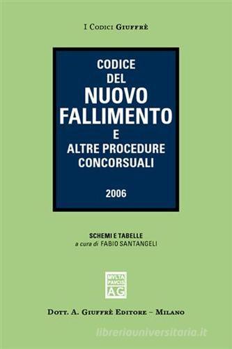 Codice del nuovo fallimento e altre procedure concorsuali 2006 edito da Giuffrè
