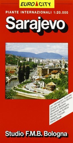 Sarajevo. Pianta della città 1:20.000 edito da Studio FMB Bologna