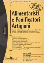 Alimentaristi e panificatori artigiani edito da Finanze & Lavoro