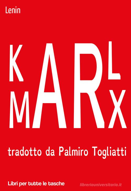 Karl Marx di Lenin edito da Robin Edizioni