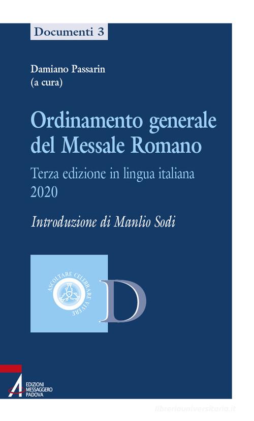 Ordinamento generale del messale romano edito da EMP