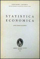 Statistica economica di Giovanni Lasorsa edito da Liguori