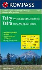 Carta escursionistica e stradale n. 2100. Repubblica Slovacca. Tatra Alta Hohe Tatra Visokè Tatry. Adatto a GPS. Digital map. DVD-ROM edito da Kompass