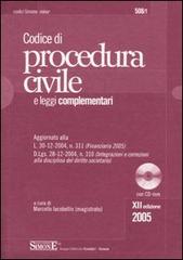 Codice di procedura civile e leggi complementari. Con CD-ROM edito da Edizioni Giuridiche Simone