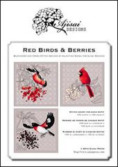 Red birds & Berries. Cros stitch and blackwork designs di Valentina Sardu edito da Marcovalerio