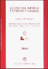 Economia, impresa e mercati finanziari. Rivista quadrimestrale (2004) vol.3 edito da Cacucci