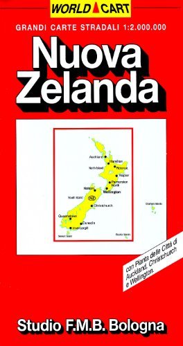 Nuova Zelanda. Carta stradale 1:2.000.000 edito da Studio FMB Bologna