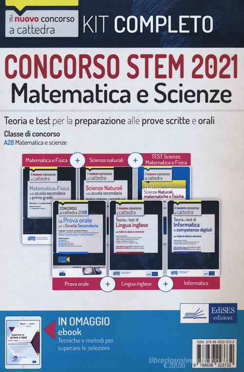 Concorso STEM 2021. Kit matematica e scienze edito da Edises professioni & concorsi