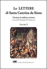 Le lettere vol.3 di Caterina da Siena edito da ESD-Edizioni Studio Domenicano