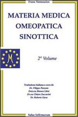 Materia medica omeopatica sinottica vol.2 di Franz Vermeulen edito da Salus Infirmorum