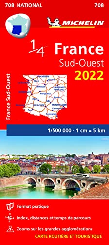 France Sud-Ouest 1:500.000 edito da Michelin Italiana