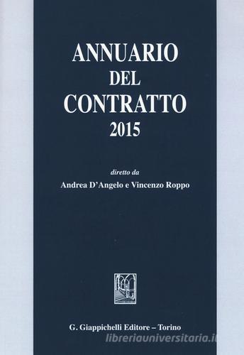 Annuario del contratto 2015 edito da Giappichelli