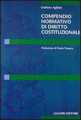 Compendio normativo di diritto costituzionale di Giuliano Agliata edito da Liguori