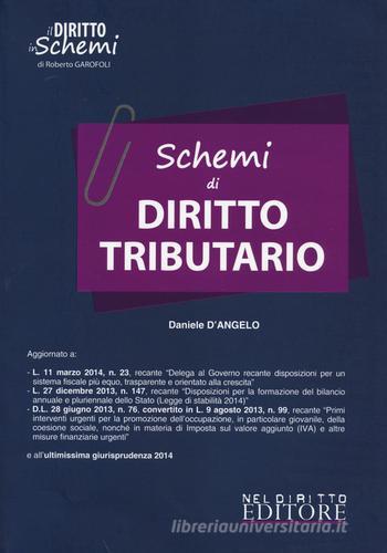 Schemi di diritto tributario di Daniele D'Angelo edito da Neldiritto Editore