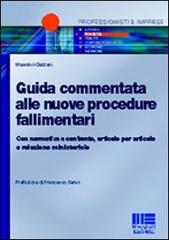 Guida commentata alle nuove procedure fallimentari di Massimo Gazzani edito da Maggioli Editore