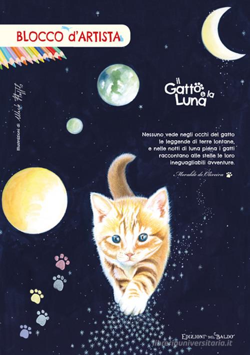 Blocco d'artista gatto e la luna edito da Edizioni del Baldo