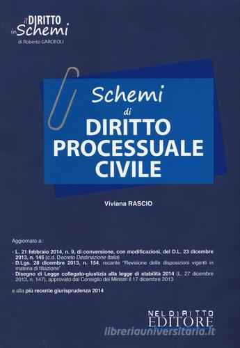 Schemi di diritto processuale civile di Viviana Rascio edito da Neldiritto Editore