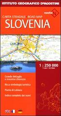 Slovenia. Carta stradale 1:250.000 edito da De Agostini