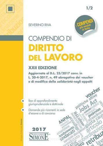 Compendio di diritto del lavoro di Severino Riva edito da Edizioni Giuridiche Simone