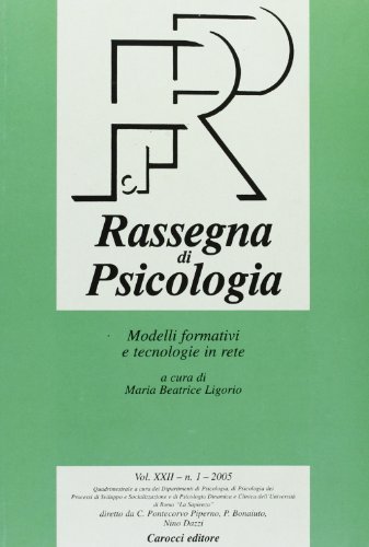 Rassegna di psicologia (2005) vol.1 edito da Carocci