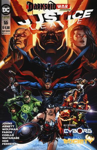 Justice league vol.55 di Geoff Johns, Dan Abnett edito da Lion