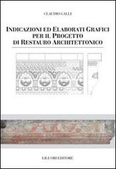 Indicazioni e elaborati grafici per il progetto di restauro architettonico di Claudio Galli edito da Liguori
