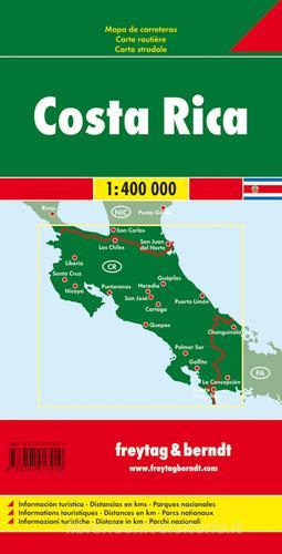 Costa Rica 1:400.000 edito da Freytag & Berndt