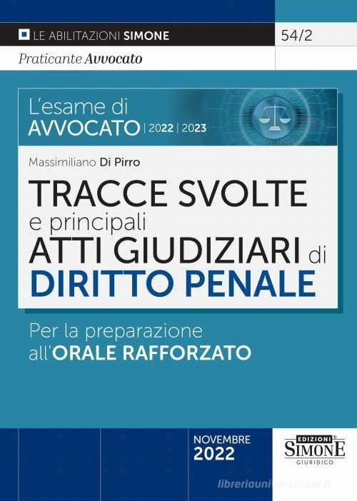 Manuale di Diritto Penale 2023 - Parte generale - Edizioni Simone