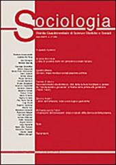 Sociologia. Rivista quadrimestrale di scienze storiche e sociali (2002) vol.3 edito da Gangemi Editore