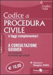 Codice di procedura civile e leggi complementari edito da Finanze & Lavoro